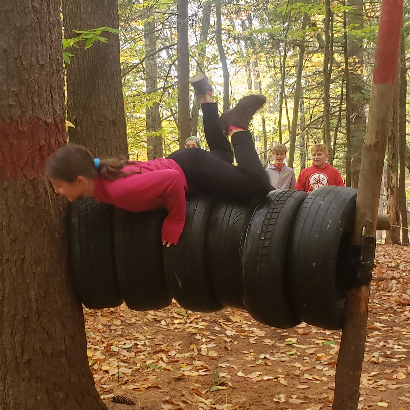Tire hurdles